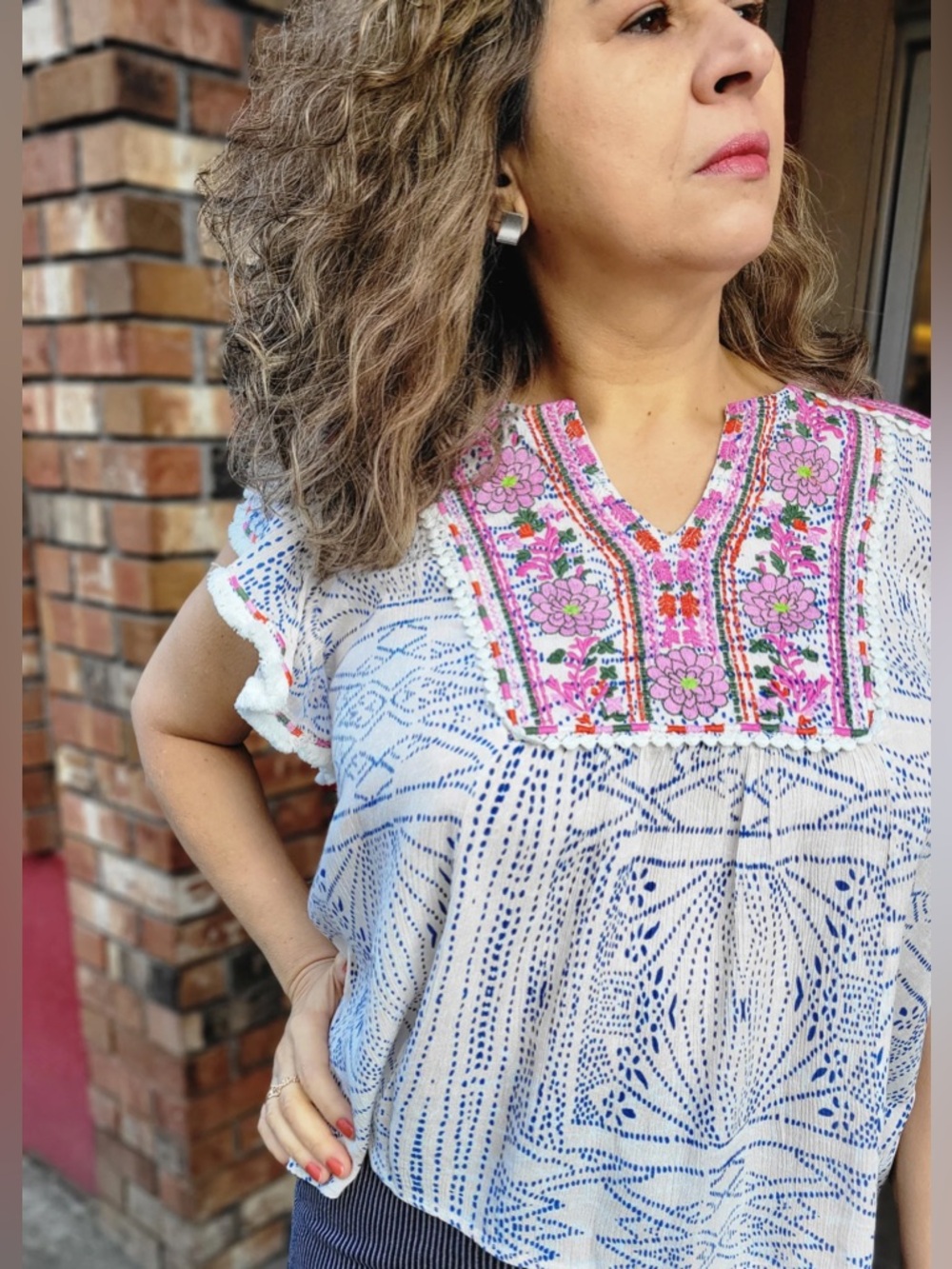THML Embroidered Top - Picture 2 of 5